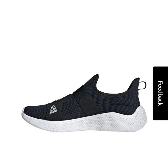Adidas puremotion adapte Black and White Slip-On Sneakers size 7 women - Picture 2 of 14